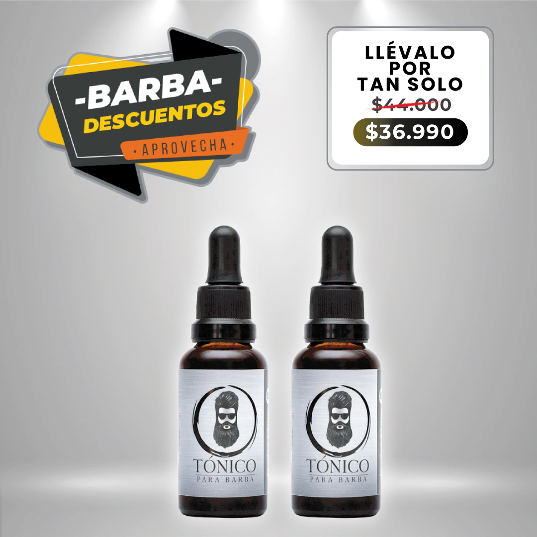 Tónico Para Barba X2 + Envío Gratis