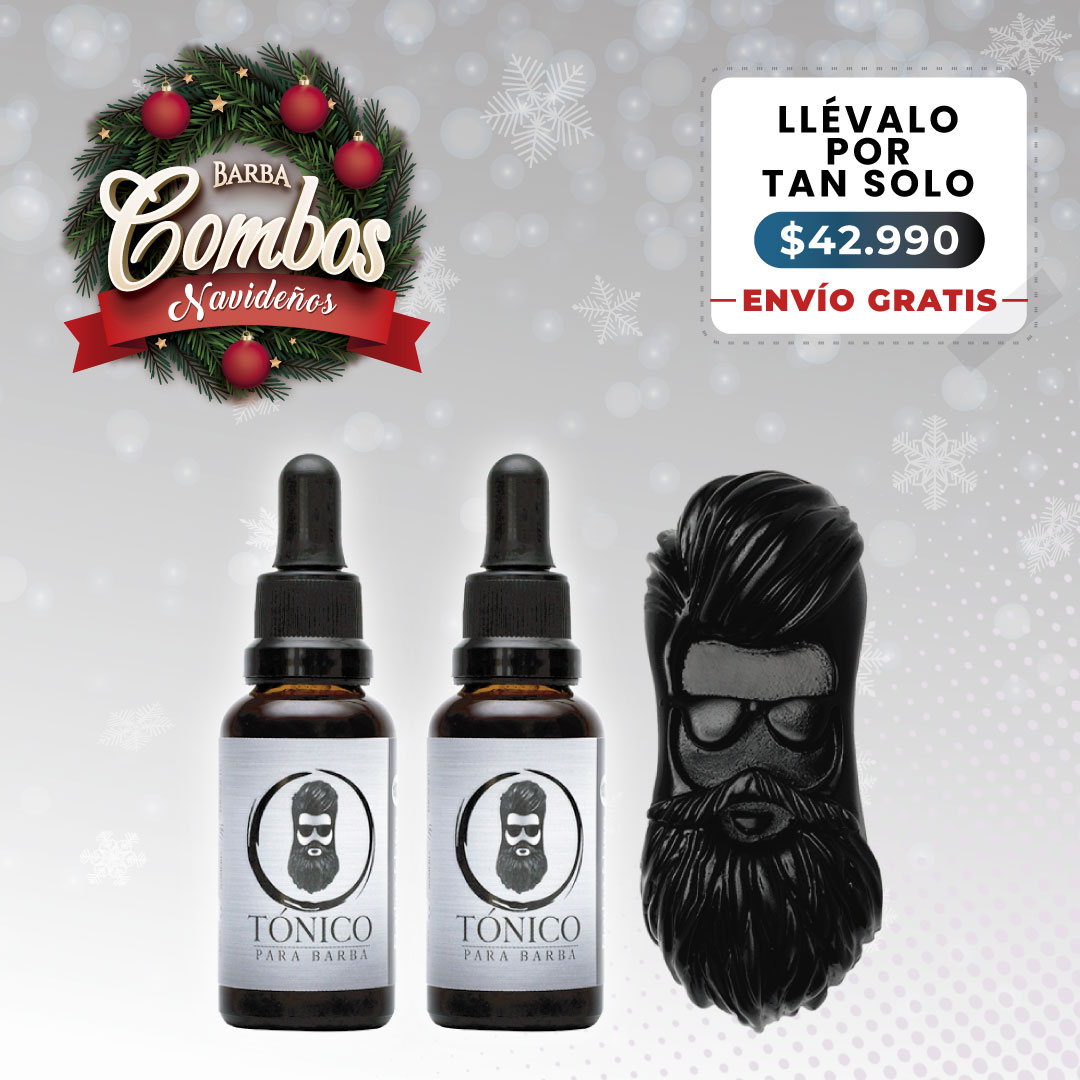 Tónico Para Barba x2 + Barba Jabón + Envío Gratis