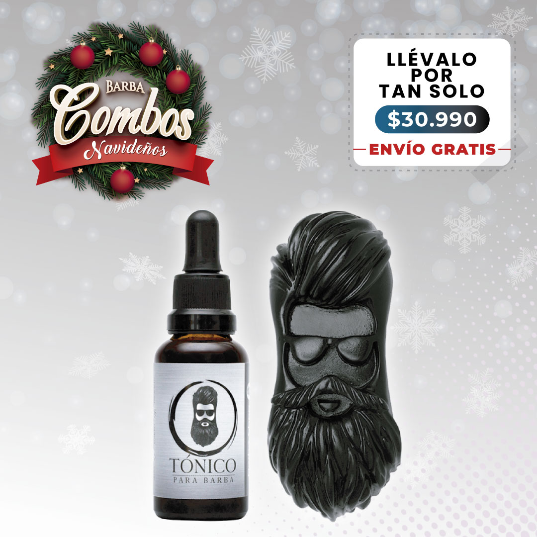 Tónico Para Barba + Barba Jabón + Envío Gratis