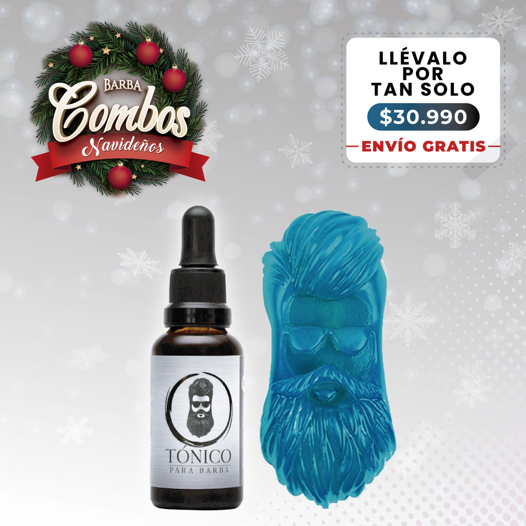 Tónico Para Barba + Barba Jabón + Envío Gratis