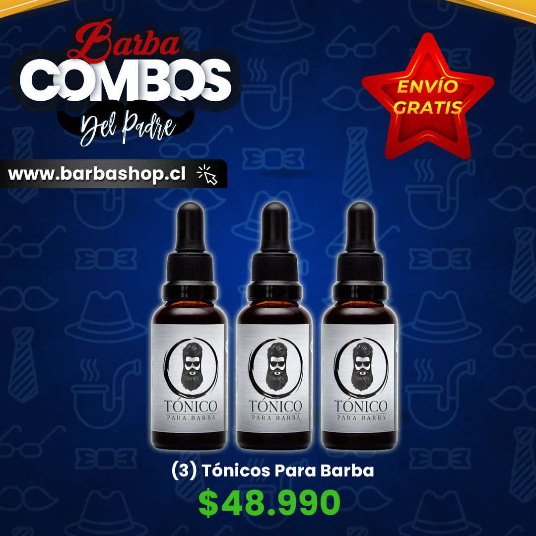 Tónico Para Barba x3 + Envío Gratis